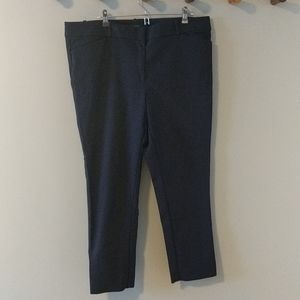 Loft Marisa Navy Blue Pants Size 16 (like new)
